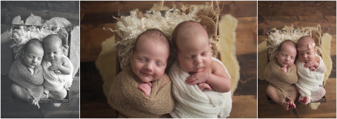 Twin Newborn Photography Akron