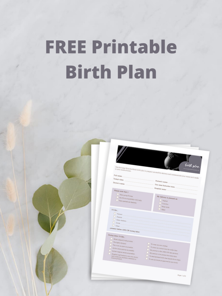 My Birth Plan and Why You Should Have One | Amanda Ellis Photography
