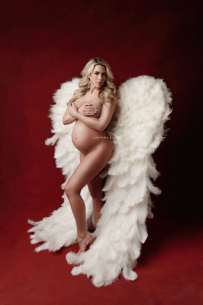 fine art nude maternity photos