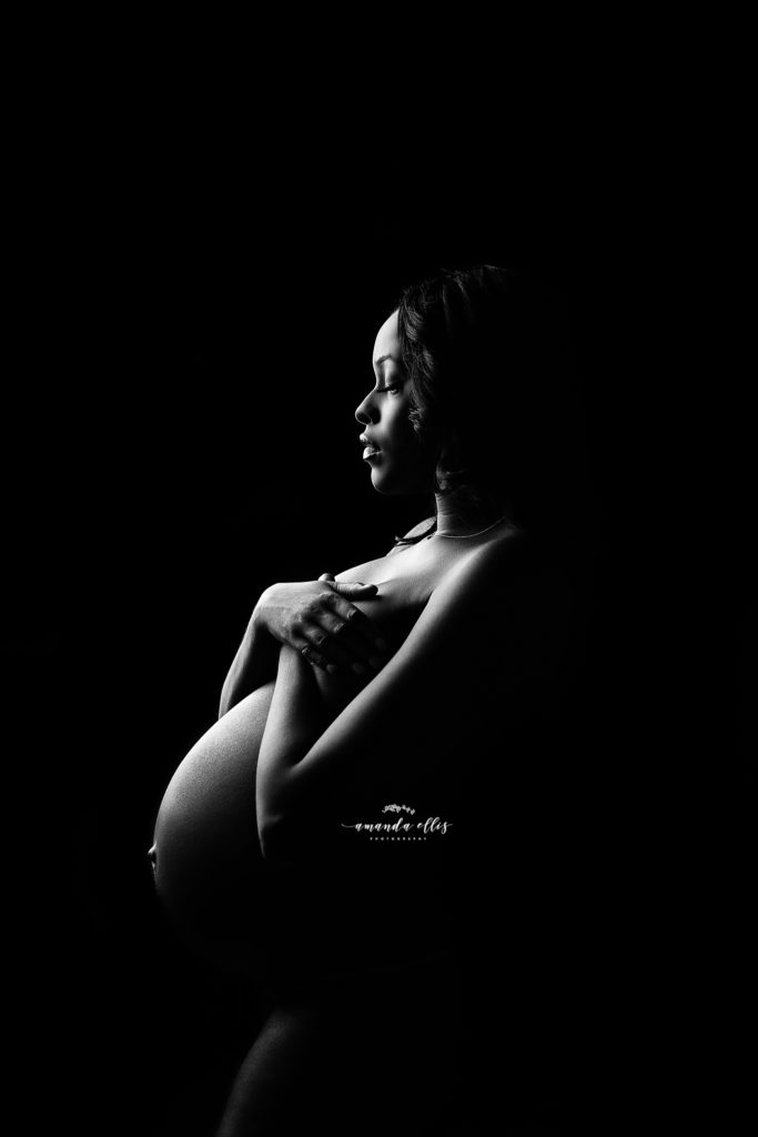 Silhouette of pregnancy