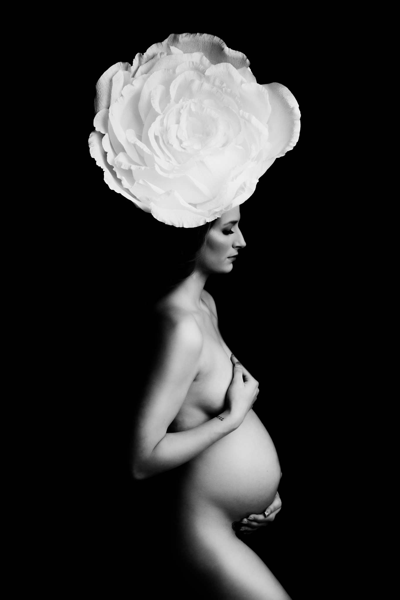 vogue inspired pregnancy photo