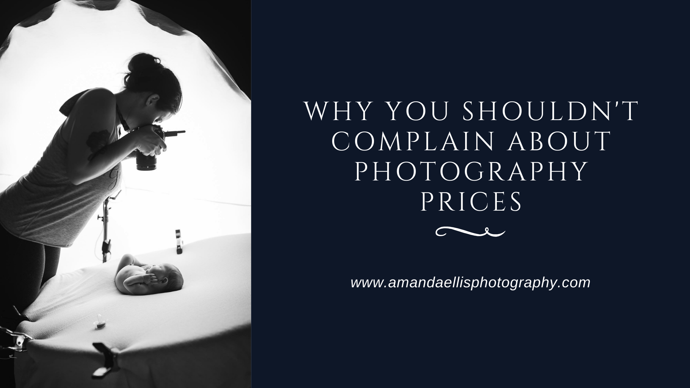 Why you shouldn't complain about photography prices